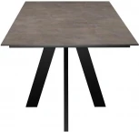 Стол DikLine DM120 Хромикс бронза,опоры черные