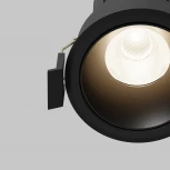 Встраиваемый светильник Maytoni Dip DL115-10W-4K-B (LED, 220V, круглые)