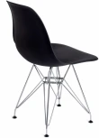 Стул CINDY IRON CHAIR (EAMES) (mod. 002) металл, пластик, 51x46x82,5, черный Tetchair 14182