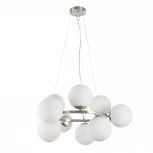 Подвесная люстра MyFar Aerton MR1946-9P (220V, на тросе, шарики, молекулы)