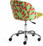 Кресло MELODY ткань/флок, олива, Botanica 03 pepper/23 Tetchair 19027