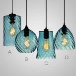 Подвесной светильник Cl Rib C Blue Imperiumloft Cl-Rib01 (219460-26) (220V, на проводе)