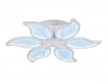Потолочная люстра Ambrella Acrylica FA459 (регулировка яркости, LED, 220V, пульт управления, управление смартфоном, умный дом - PC.Lamper, цветы, листья)
