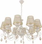 Подвесная люстра Arte Milano AM347620 347620/10 WT+G (220V, подвески, на цепи)