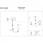 Подвесная люстра Maytoni Barbara H003PL-08MG