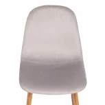 Стул BREEZE (mod. 4724) / 2 шт. в упаковке Tetchair (Вельвет,Металл/Серый) арт.24472