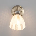 Бра Eurosvet Floranse 30155/1 античная бронза (220V, подвески, выключатель)