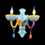 Бра ST Luce Ornato SL672.781.02 (для детской, 220V, подвески, подсвечник, свеча, узор в полоску)