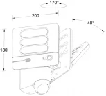 Прожектор уличный светодиодный с камерой и датчиком движения Oasis Light SECURY'LIGHT ST6255-CAM SS