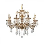 Подвесная люстра Omnilux Aosta OML-78903-08 (220V, на цепи, подсвечник, свеча)