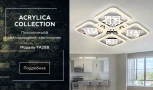 Потолочная люстра Ambrella Acrylica Ice FA288 (регулировка яркости, LED, 220V, пульт управления, управление смартфоном, умный дом - PC.Lamper)