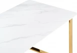 Керамический стол Селена 160 (Селена 2 160х90х77 белый мрамор / золото) Notta арт.572185