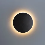 Настенный светильник Arte Lamp Nimbo A1510AP-1BK (LED, 220V, круглые, IP54)