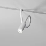 Трековый светильник на гибкой ножке магнитный Elektrostandard Slim Magnetic 85522/01 3W 4000K Cami (белый) (LED, 48V, круглые)