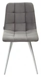 Стул UNO 25 СВЕТЛО-СЕРЫЙ #26, велюр / БЕЛЫЙ