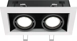 Встраиваемый светильник Metal Modern GU10 2x50Вт Maytoni Technical DL008-2-02-W (220V)