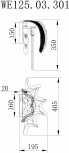Бра Wertmark Alexia WE125.03.301