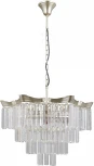 Подвесная люстра ILLUMICO IL3575-6+3PSQ-24 GD LYRA (220V, хрусталь, на цепи)
