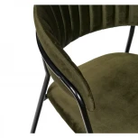 Стул Turin бирюзовый с золотыми ножками