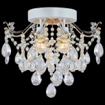 Потолочная люстра хрустальная Reluce 04037-0.3-04 WH+GOLD PN