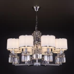 Подвесная люстра Eurosvet Zaffiro 10099/8 хром (220V, на цепи)