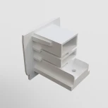 Заглушка торцевая Trinity белый, 1шт (трехфазный) Maytoni Technical TRA005EC-31W