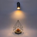 Спот Wolta WSL-GU10/S09BG под лампу GU10 Черный / Золотой LINEA