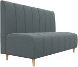 Диван кухонный прямой Ральф (Серый/Рогожка) Лига Диванов арт.123781