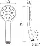 Смеситель Olive'S Leon 04221LN универсальный