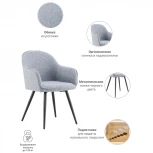 Стул Frida латте