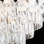 Подвесная люстра хрустальная Reluce 02447-0.4-06 CH (220V, на цепи)