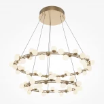 Подвесная люстра ярусная Maytoni Tessara MOD081PL-L84G3K (LED, 220V, на тросе, шарики, круглые)