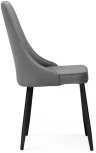Стул Notta на металлокаркасе Лана темно-серый / черный 553581