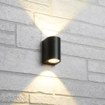 Архитектурная подсветка Feron Корфу 48477 DH053, 2*5W, 800Lm, 3000K, черный Бостон (LED, 220V, IP54)