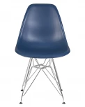 Стул обеденный DSR (ножки хром, цвет тёмно-синий (BE-12))