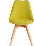 Стул TULIP SOFT (mod. 053V) / 1 шт. в упаковке (Дерево,Пластик,Ткань /Светло-зеленый)