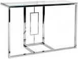 Консольный стол Garda Decor 47ED-CST067 (Серебро/Серебро,Прозрачный)