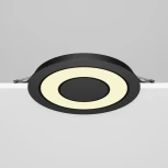 Встраиваемый светильник Maytoni Vector DL102-12W2.7K-B (LED, 220V, круглые)