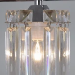 Потолочная люстра на штанге ILLUMICO IL3566-6CSQ-24 CR LYRA (220V, хрусталь)