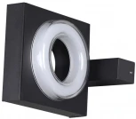 Уличный настенный светильник Odeon Light Vart 6654/6WL NATURE черный/металл IP54 LED 6W 4000K AC85-265V (220V)