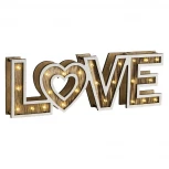 Настенный светильник Globo Love 29976 (LED, 220V, буквы)