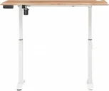 Компьютерный стол Маркос с механизмом подъема 140 (Маркос с механизмом подъема 140х80х75 белый / вотан дуб) Notta арт.578486