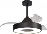 Потолочная люстра светодиодная с вентилятором Mantra Coin 8221 (регулировка яркости, 220V, пульт управления, круглые)
