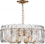 Подвесная люстра Escada Arabana 2114/8S E14*40W Gold (220V, хрусталь, на цепи, круглые)