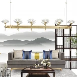 Подвесная люстра Lotos Long 10 ImperiumLoft Lotos-Long01 (177885-26) (220V, на тросе)