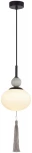Подвесной светильник Lumion Gloriya 8273/1A черный/серый/белый, металл/керамика/стекло Е14 1*40W 220V (на проводе, шар)