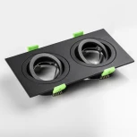 Светильник встраиваемый MR16/GU10 max 2x12Вт Lightstar Singo Base 011626