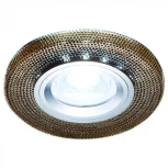 Встраиваемый точечный светильник Ambrella Декоративные Кристалл Лайт S290 BK (220V)