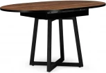 Деревянный стол Woodville Регна дерево / черный 504216