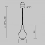 Подвесной светильник Maytoni Toys MOD405PL-01W1 (220V, на проводе)